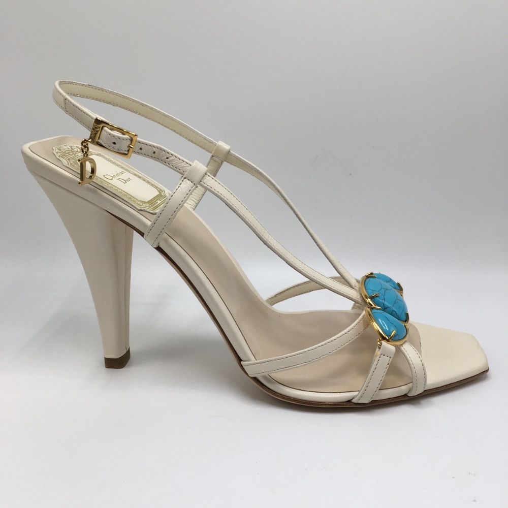 Christian Dior Piedra heel sandal 37.5 gemstone - Picture 4 of 8
